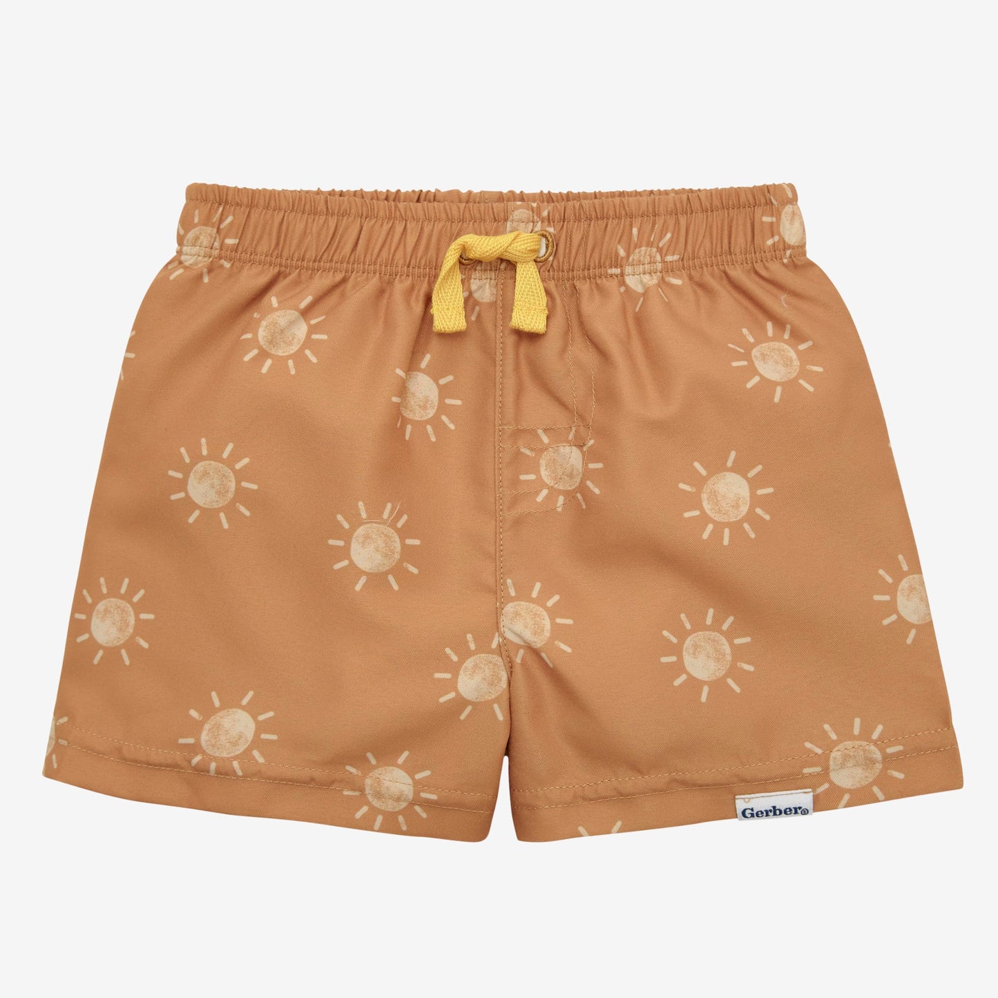 Gerber Baby Boy'S Toddler Long Sleeved Rashguard Swim Bathing Suit Set, Suns, 12 Months