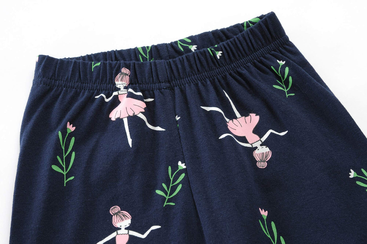 Girls Pajamas Set Toddler Dancing Girls Pjs 100% Cotton Long Sleeve Kids Sleepwear Sets Size 4T