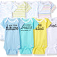 Onesies Brand Unisex Baby 8-Pack Short Sleeve Mix & Match Bodysuits, Inspiration Clouds, 12 Months
