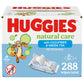 Huggies Natural Care Refreshing Baby Wipes, Hypoallergenic, Scented, 6 Flip-Top Packs (288 Wipes Total)
