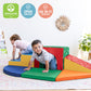 Ecr4Kids Softzone Lincoln Tunnel Climber, Toddler Playset, Assorted, 9-Piece