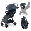 Summer Infant Ingenuity 3Dquickclose CS+ Compact Fold Stroller - Lightweight Stroller with Oversized Canopy, Extra-Large Storage