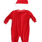 Just Love 3801-6-9M Baby Coveralls, Santa Face, 6-9 Months