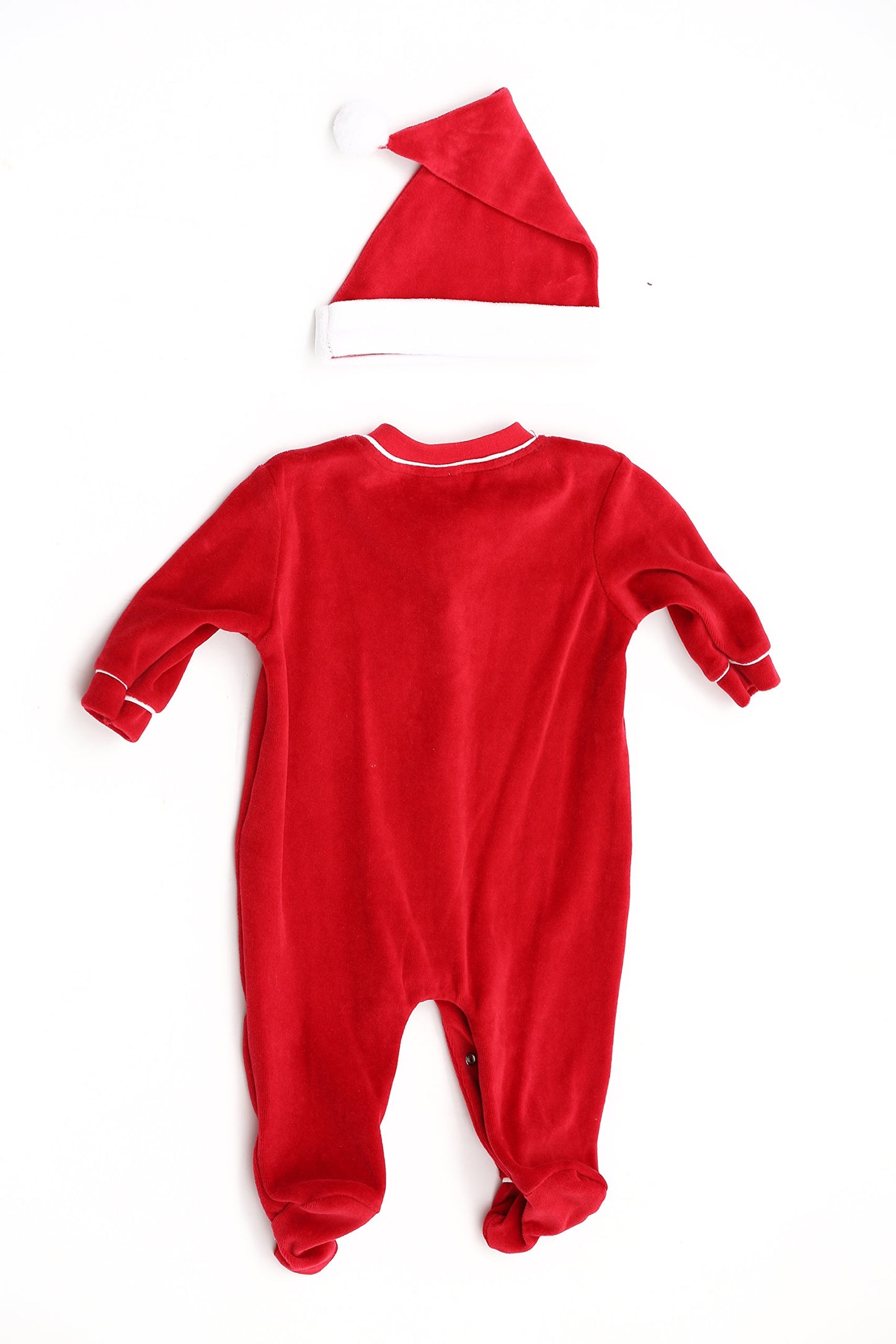 Just Love 3801-6-9M Baby Coveralls, Santa Face, 6-9 Months