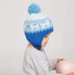 Langzhen Deer Hat For Girls Infant Pom Pom Beanie Kid Winter Hats Toddler Cap Knit Warm Beanies Caps For Baby Boys Girls(Deer-Bl