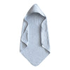 Mushie Baby Hooded Towel | Organic Cotton (Baby Blue)