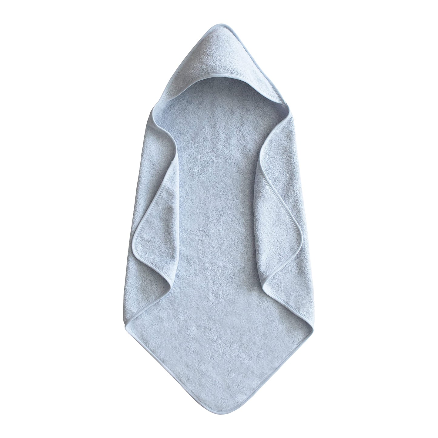 Mushie Baby Hooded Towel | Organic Cotton (Baby Blue)