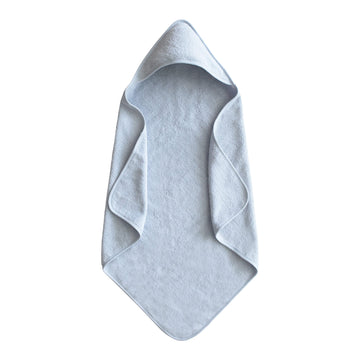 Mushie Baby Hooded Towel | Organic Cotton (Baby Blue)