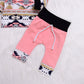 Kashoer 2Pcs Baby Girls Fall Winter Long Sleeve Floral Geometric Print Hoodie + Pants Outfit Set (6-12M, Pink) 2