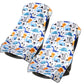 BBTO 2 Pcs Car Seat Sun Shade Cover Car Seat Cooler Toddler Cover Heat Protector Reflective Baby Keep Baby Cool and Child Safety