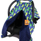 Dear Baby Gear Carseat Canopy - Car Seat Cover with Snap Opening for Girls & Boys - Infant Car Chair Canopies - Floral & Farm Pr