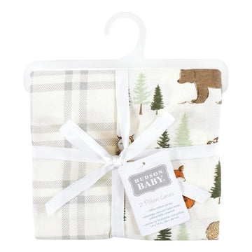 Hudson Baby Unisex Baby And Toddler Cotton Toddler Pillow Case, Forest Animals, One Size