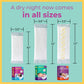 Sposie Diaper Booster Pads - Diaper Pads Inserts Overnight, Cloth Diaper Inserts and Overnight Diapers Size 4-6, Diaper Liners B