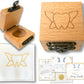 Tooth Box W/Clasp & Tooth Pouch | Tooth Fairy Box For Girls Or Boys & Tooth Fairy Bag | Clasp Closure - Set Of 1