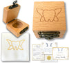 Tooth Box W/Clasp & Tooth Pouch | Tooth Fairy Box For Girls Or Boys & Tooth Fairy Bag | Clasp Closure - Set Of 1