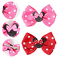 Rcjera Hair Clip, Baby Girl Mouse Ears Hair Bows Clips, 4Pcs Polka Dot Hair Accessory For Baby Kids Girls Women, Mice Hair Acces