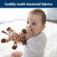 Dr. Brown'S Baby Lovey Pacifier & Teether Holder, 0-12M, Giraffe With Light Green Happypaci, 100% Silicone, 0-6 M (Packaging May