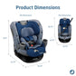 Maxi-Cosi Emme 360 Rotating Convertible Car Seat In Navy Wonder