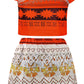 Cotrio Moana Princess Costume For Girls Birthday Party Dresses Toddler Kids Two-Pieces Skirt Set Halloween Dress Up Outfits Size