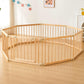 Baby Playpen Door Wooden Fence Large With Door Gate,Wooden Playpen For Babies And Toddlers,Wooden Baby Playpen With Door, Change