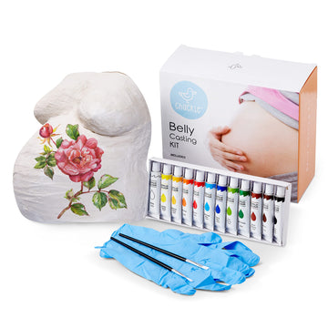 Chuckle - Belly Casting Kit - Create A Beautiful 3D Pregnancy Keepsake, Easy Diy Belly Mold For Expecting Moms, Celebrate Your J