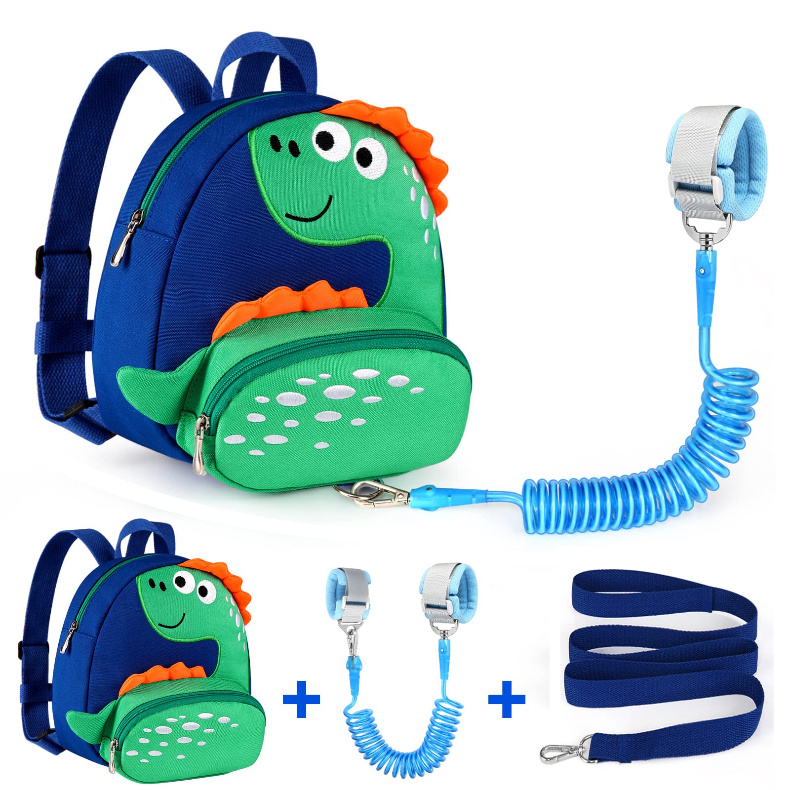 Accmor Toddler Harness Backpack Leash, Cute Dinosaur Backpacks With An – Cutebab WBCBBB0C5R2N413