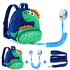 Accmor Toddler Harness Backpack Leash, Cute Dinosaur Backpacks With Anti Lost Wrist Link, Mini Child Leash Wristband Baby Protec
