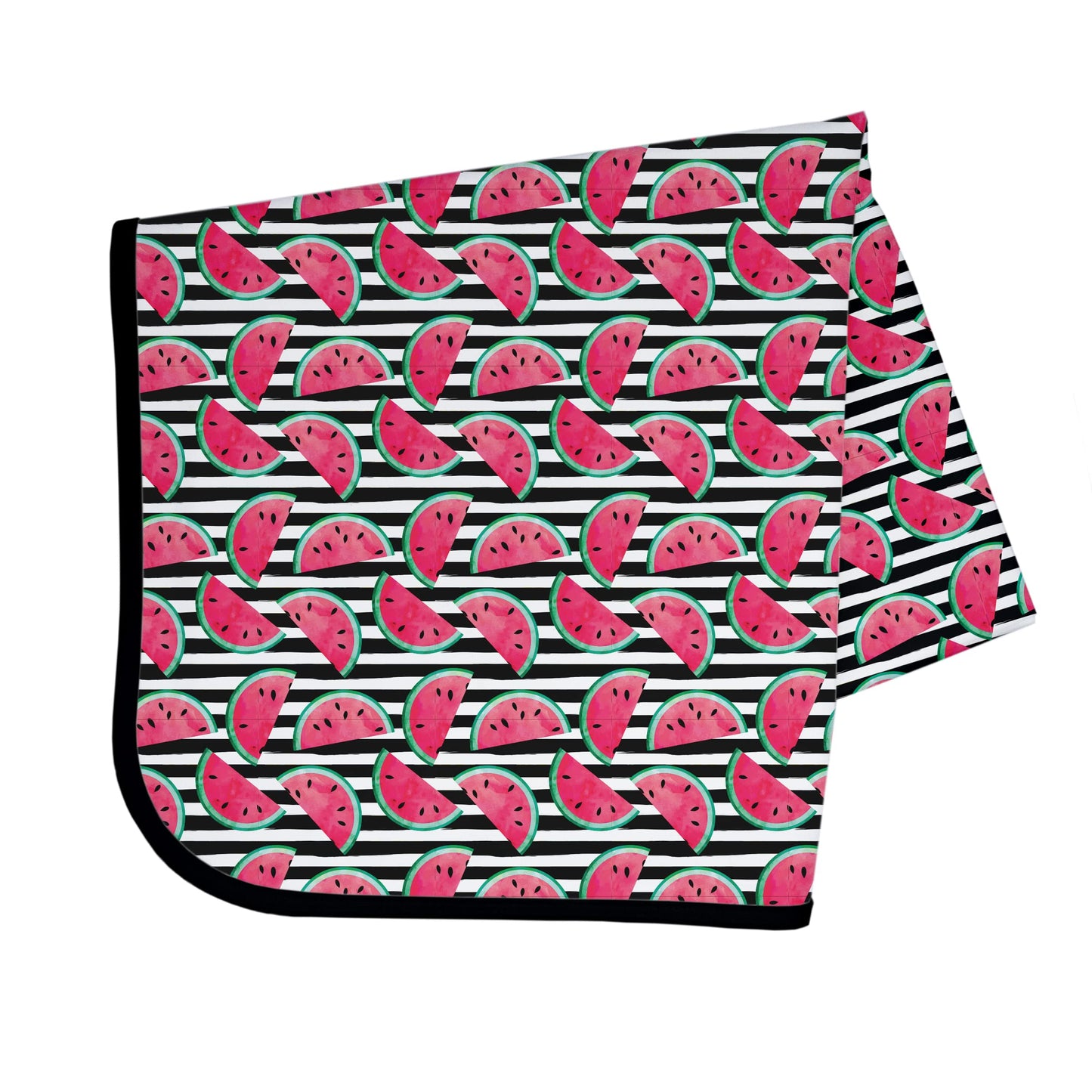Bapronbaby Summer Stripes Watermelon Splash Mat - Waterproof Catch-All For Under High Chairs, Floors, Tables, Playtime Or Arts &