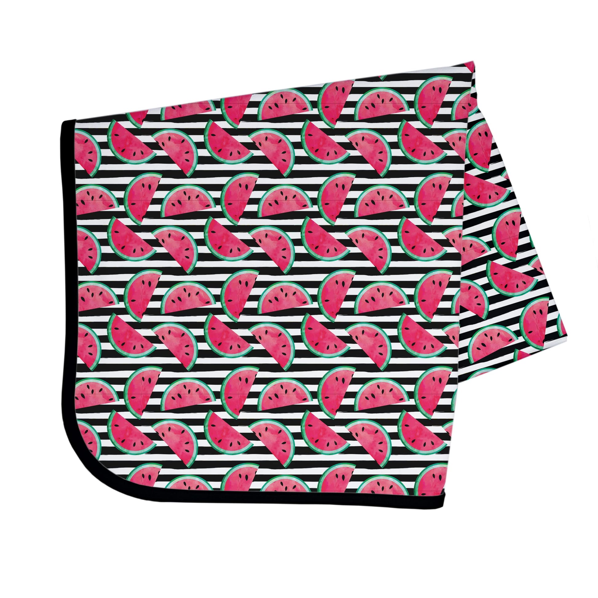 Bapronbaby Summer Stripes Watermelon Splash Mat - Waterproof Catch-All For Under High Chairs, Floors, Tables, Playtime Or Arts &