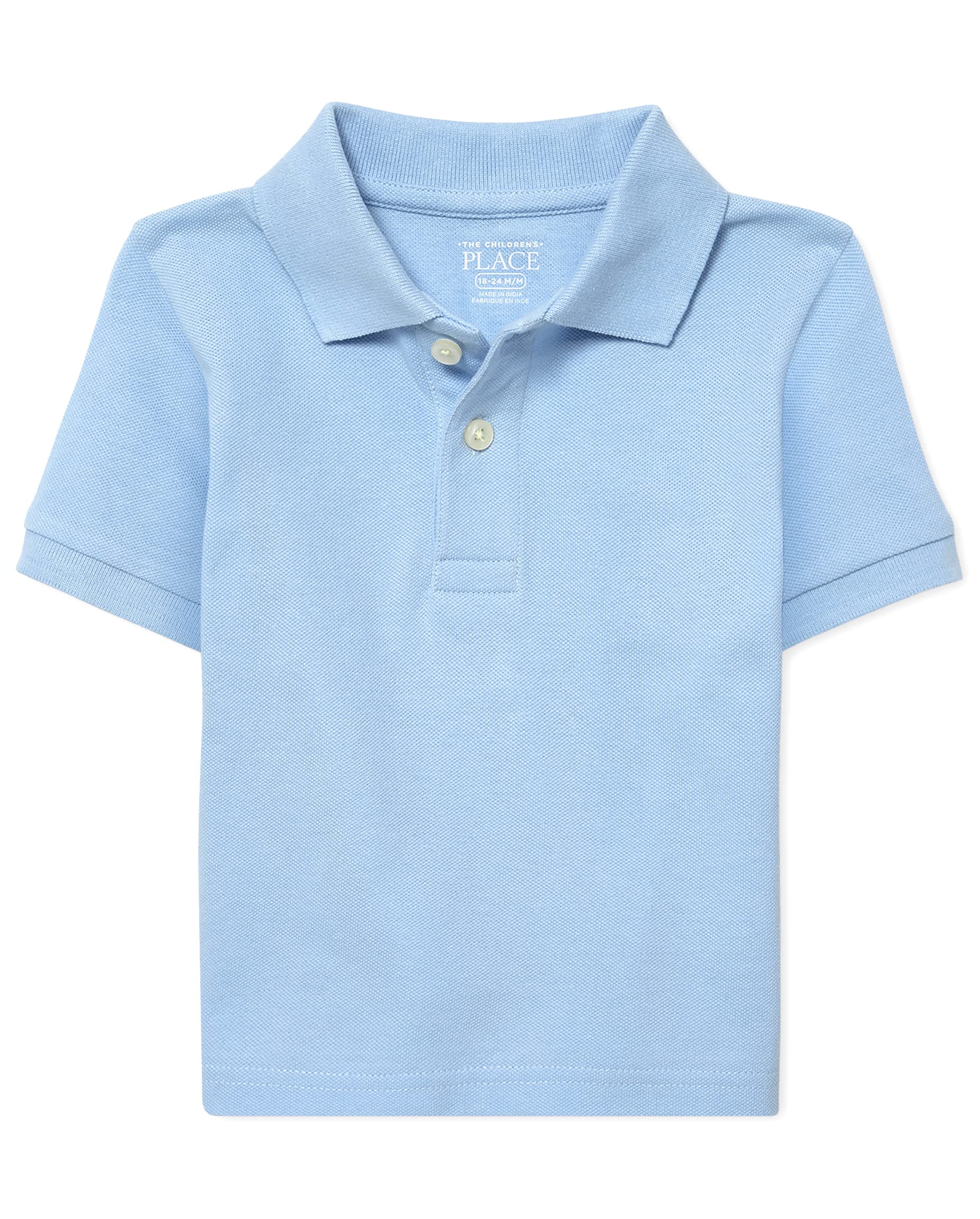 The Children'S Place Boys And Toddler Short Sleeve Pique School Uniform Polo Shirt, Brook Single, 4T Us