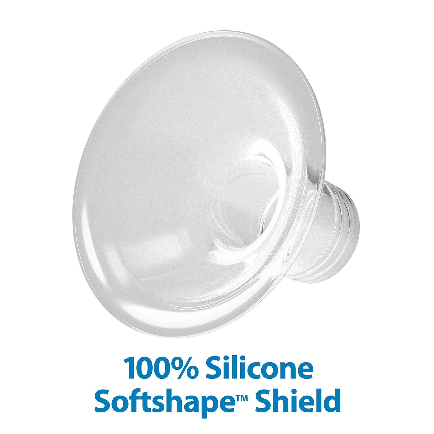 Dr. Brown'S Softshape Silicone Shields, Flanges For Manual And Electric Breast Pumps, Bpa Free, Size A (21Mm), 2 Count