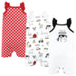 Hudson Baby Unisex Baby Cotton Rompers, Udderly Adorable, 9-12 Months