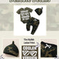 Nzrvaws Baby Boy Clothes Newborn Boy Outfit 3-6 Months Romper Short Sleeve Cooler Version Of Dad Top Camouflage Long Pants Hat 3