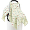 100% Muslin Cotton Car Seat Cover Baby, Carseat Canopy Cover, Universal Fit Stroller Covers for Boys and Girls (Nice Day)