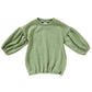 Toddler Baby Girl Sweater Round Neck Loose Long Sleeve Candy Color Knitted Pullover Tops Autumn Winter Sweatshirt (Green #2, 3-4