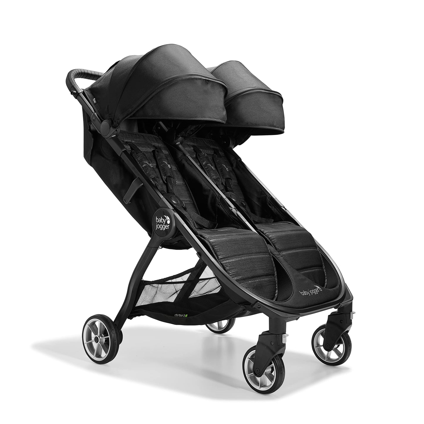 Baby Jogger City Tour 2 Double Stroller, Compact & Sleek Twin Design With Easy-To-Maneuver Features, Ideal For Growing Kids, Plu