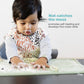Ezpz Tiny Placemat - 6 Months+ (Pewter) - Non-Slip, 100% Silicone Placemat For Toddlers And Babies - Fits On Most Highchair Tray