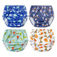 BISENKID Plastic Diaper Covers for Plastic Pants Good Elastic Rubber Swim Diaper Cover for Plastic Underwear for Toddlers Plasti