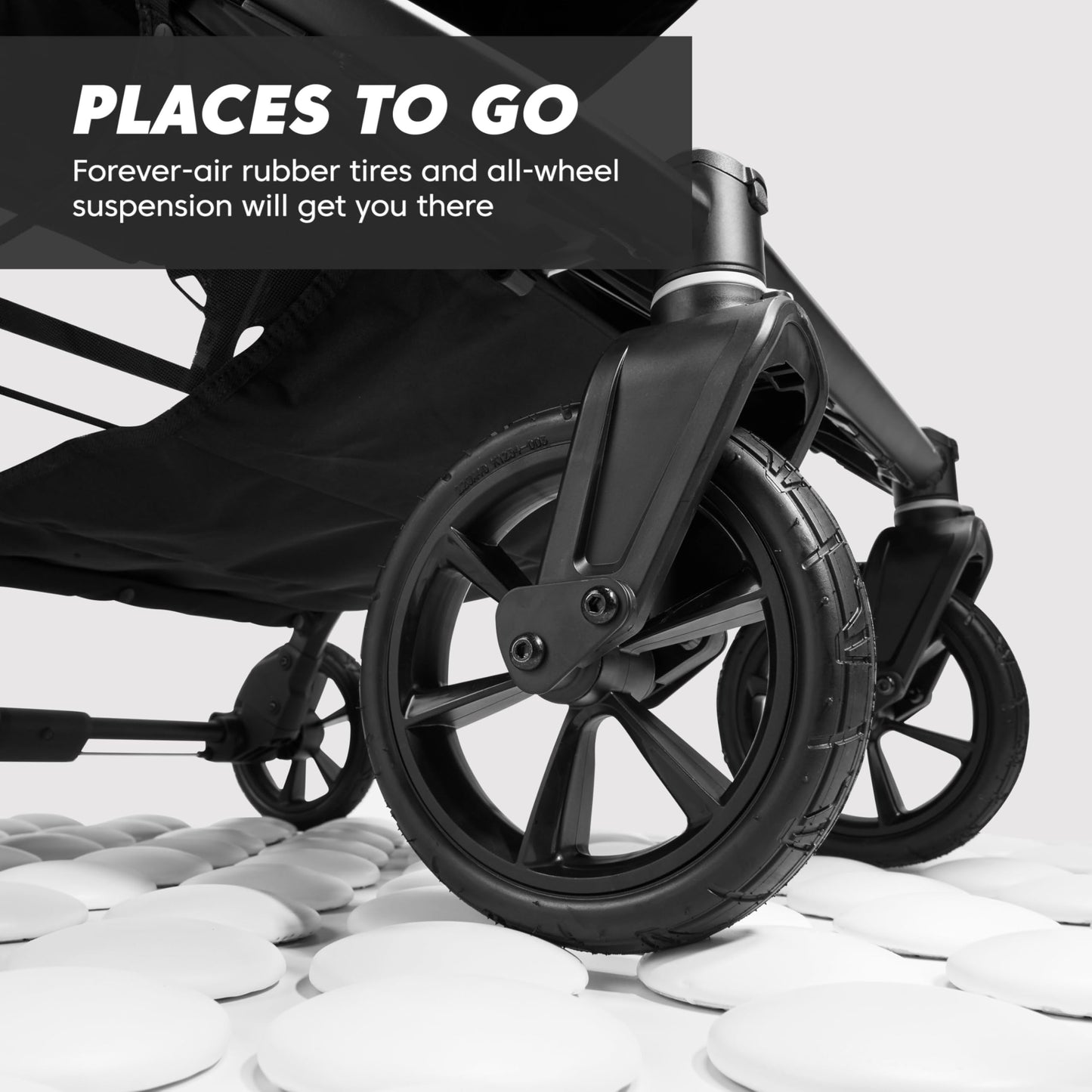Baby Jogger City Mini Gt2 All-Terrain Double Stroller, Jet Black, Perfect For Newborn And Toddler, Compatible With Britax, Cybex