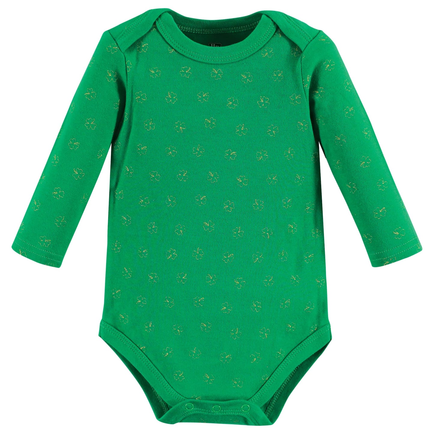 Hudson Baby Unisex Baby Cotton Long-Sleeve Bodysuits Lucky Lady, 3-6 Months