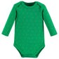 Hudson Baby Unisex Baby Cotton Long-Sleeve Bodysuits Lucky Lady, 9-12 Months