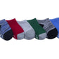 Ro + Me By Robeez Baby Boy'S 6-Pack Socks Sockshosiery, Alex Athletic Assorted Primaries, 6-12 Months