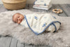 Celina Polka Baby Muslin Swaddle Wrap for Newborns, Floral Print, Skin Friendly, 100x100 cm, 06 Months