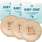 Relaxcation Baby Soap Bar with Mild Greek Yogurt and Coconut Milk - Naturally Cold Processed from Organic Ingredients - Newborn 