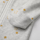 O2 Baby Baby Boys Girls Organic Cotton Zip Front Sleeper Pajamas, Footed Sleep  'N Play(6-12 Months, Star & Stripes)