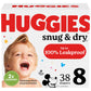 Huggies Size 8 Diapers, Snug & Dry Baby Diapers, Size 8 (46+ Lbs), 15 Count, Packaging May Vary