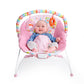 Bright Starts Fanciful Fantasy Unicorn 3-Point Harness Vibrating Baby Bouncer With-Toy Bar
