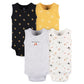Gerber Baby Boy'S Multi-Pack Sleeveless Onesies Bodysuit, Backyard Bbq