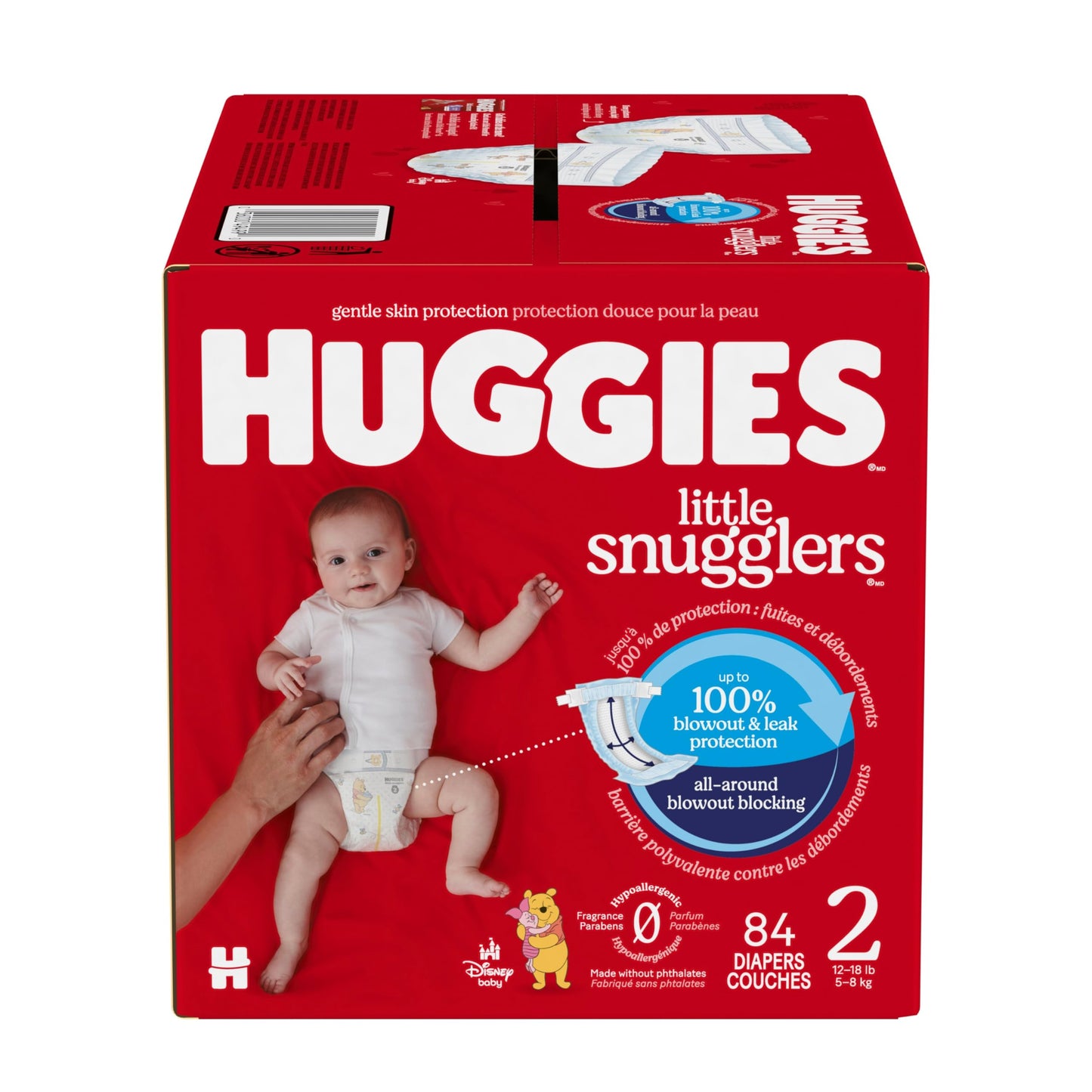 Huggies Little Snugglers Diapers, Size 2