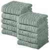 Yoofoss Muslin Baby Washcloths 100% Cotton Face Towels 10 Pack Wash Cloths For Baby 12X12In Soft And Absorbent Baby Wipes (Dark